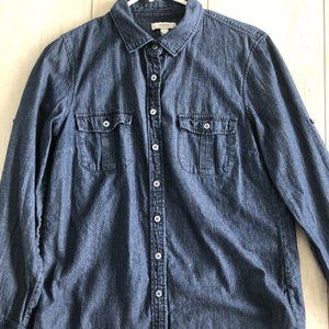 J Crew Dark Chambray Shirt